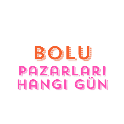 bolu merkez mahalle pazarları