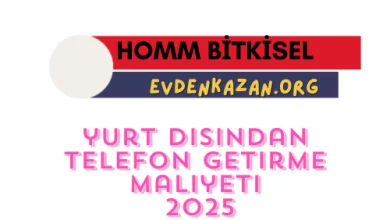 Yurt Dışından Telefon Getirmenin 2025 Maliyeti 1 telefon getirme maliyeti