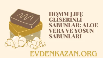 HOMM LIFE Gliserinli Sabunlar: Aloe Vera ve Yosun Sabunları 24 gliserinli sabunlar