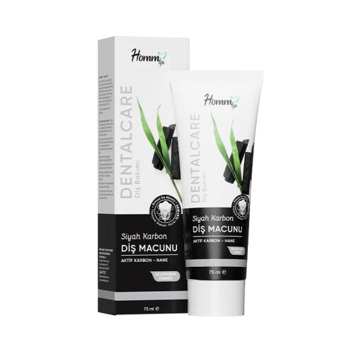 homm life siyah karbon dis macunu 75 ml