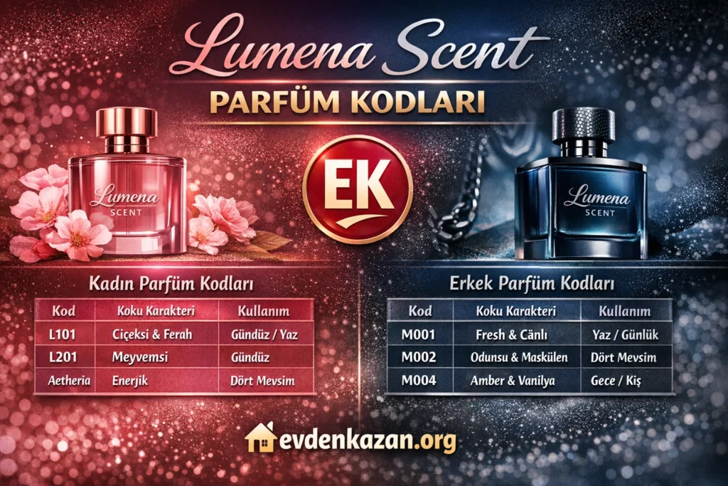 lumena scent parfum kodlari
