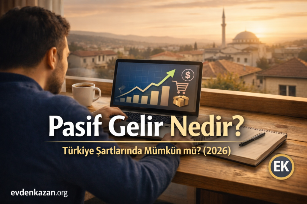 Pasif Gelir Nedir? Türkiye Şartlarında Mümkün mü? 1 pasif gelir nedir: evden online çalışma ve dijital kazanç modeli (türkiye 2026 – evdenkazan.org)