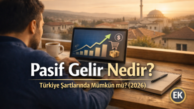 pasif gelir nedir: evden online çalışma ve dijital kazanç modeli (türkiye 2026 – evdenkazan.org)